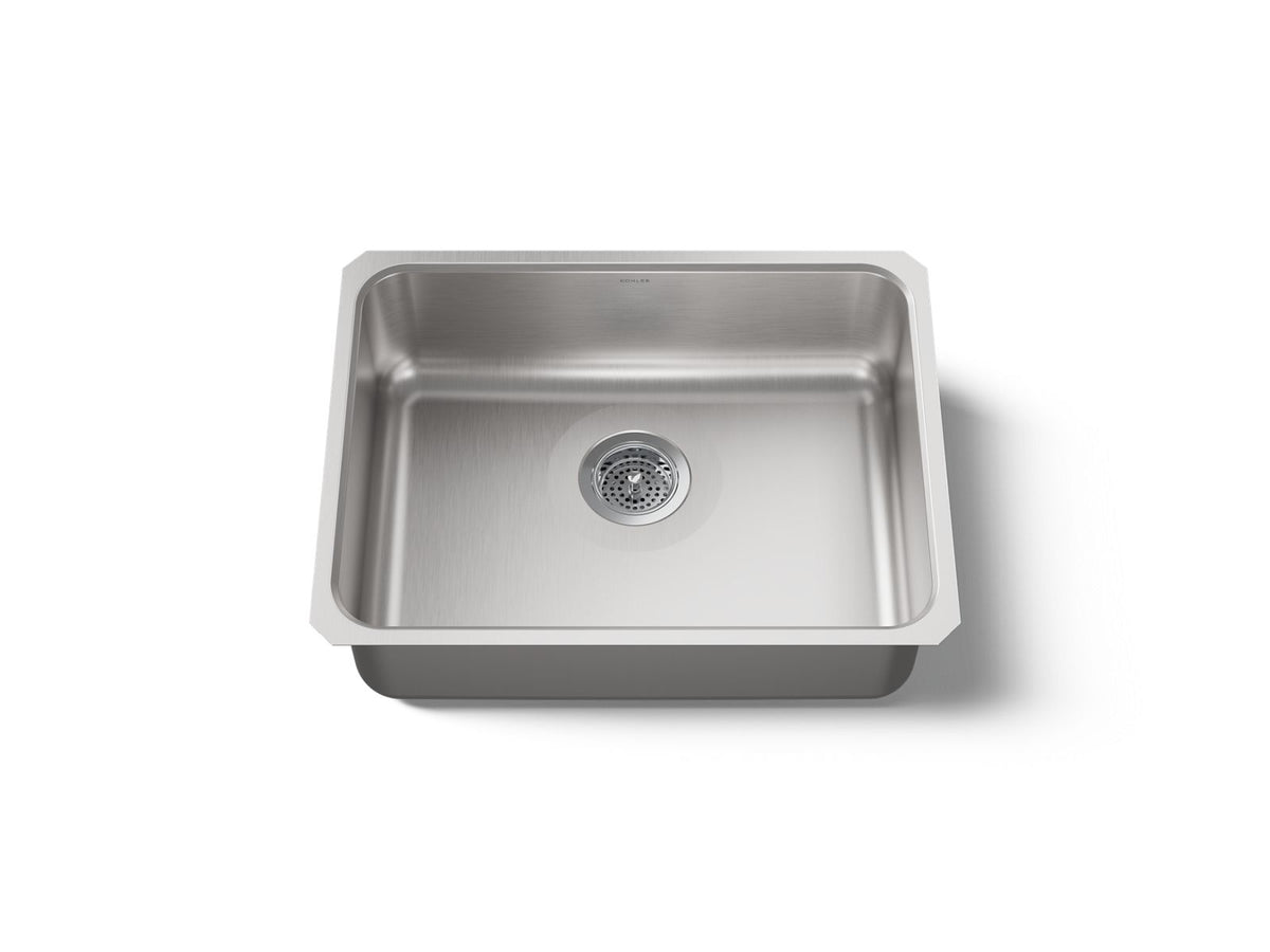 KOHLER K-3332-NA Undertone 23" Undermount Single-Bowl Kitchen Sink - Stainless Steel