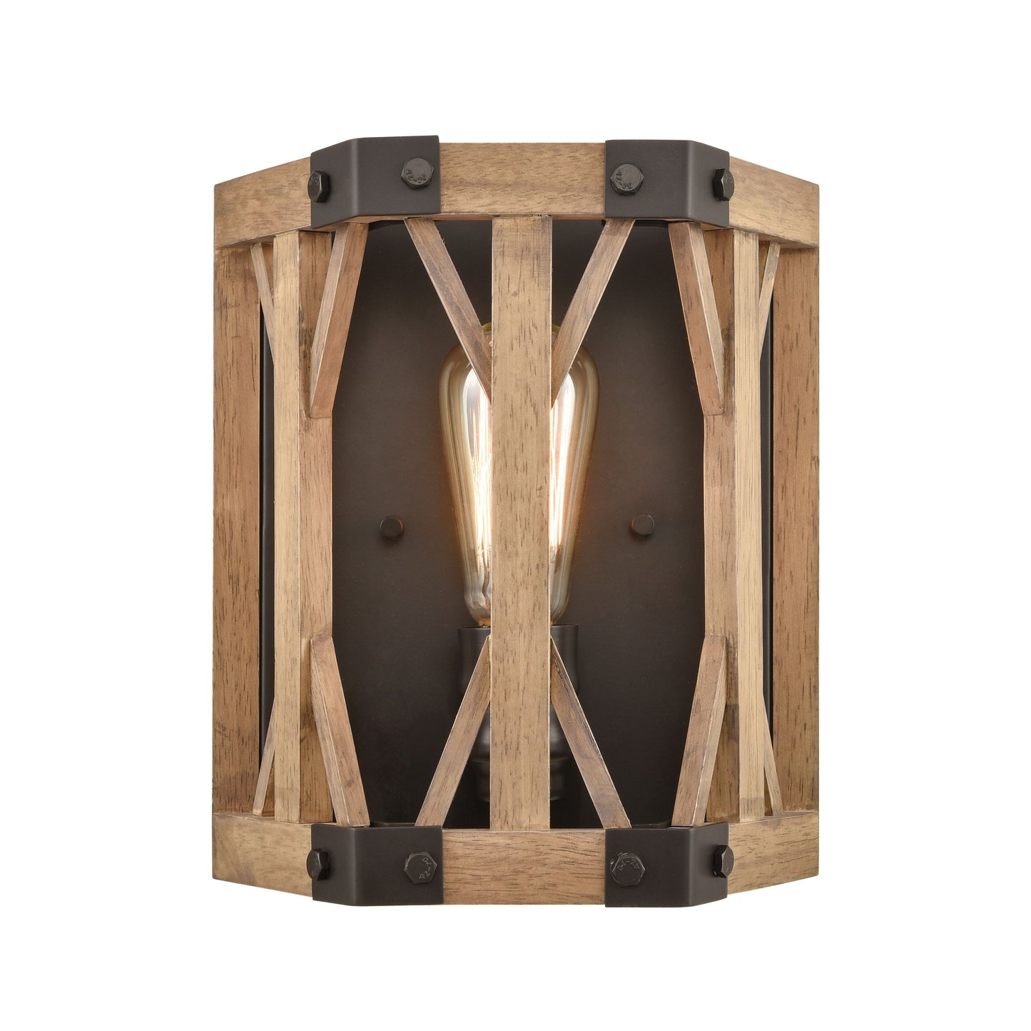 ELK SHOWROOM 33320/1 Structure 10'' High 1-Light Sconce - Oil Rubbed Bronze