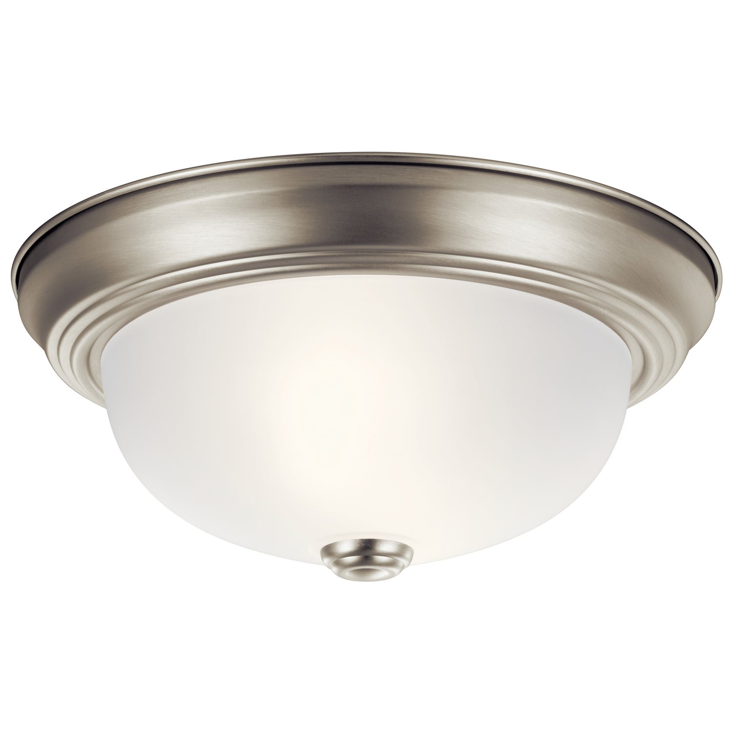 KICHLER 8111NI 11.25" 2 Light Flush Mount Brushed Nickel