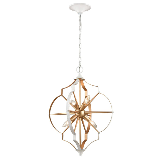 ELK SHOWROOM 33395/4 Laguna Beach 18'' Wide 4-Light Chandelier - Gold