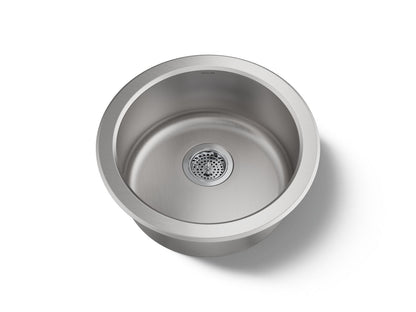 KOHLER K-3341-NA Undertone Lyric 18-1/2" top-/undermount single-bowl bar sink - Stainless Steel
