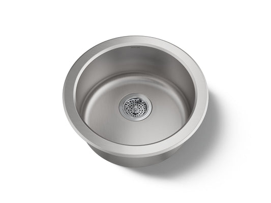KOHLER K-3341-NA Undertone Lyric 18-1/2" top-/undermount single-bowl bar sink - Stainless Steel