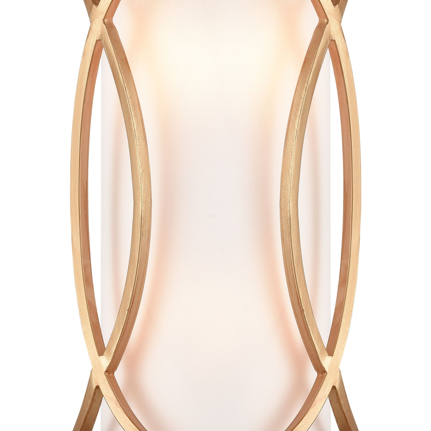 ELK SHOWROOM 33421/2 Ringlets 15'' High 2-Light Sconce - Matte Gold