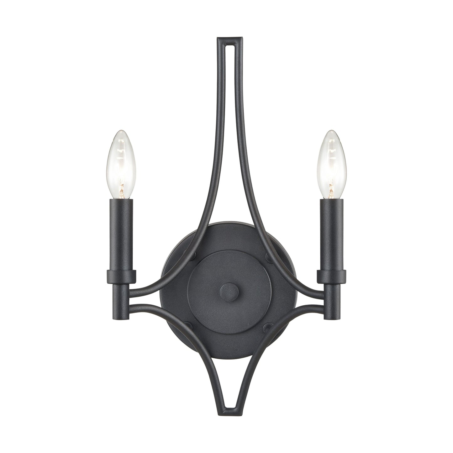 ELK SHOWROOM 33431/2 Spanish Villa 16'' High 2-Light Sconce - Charcoal