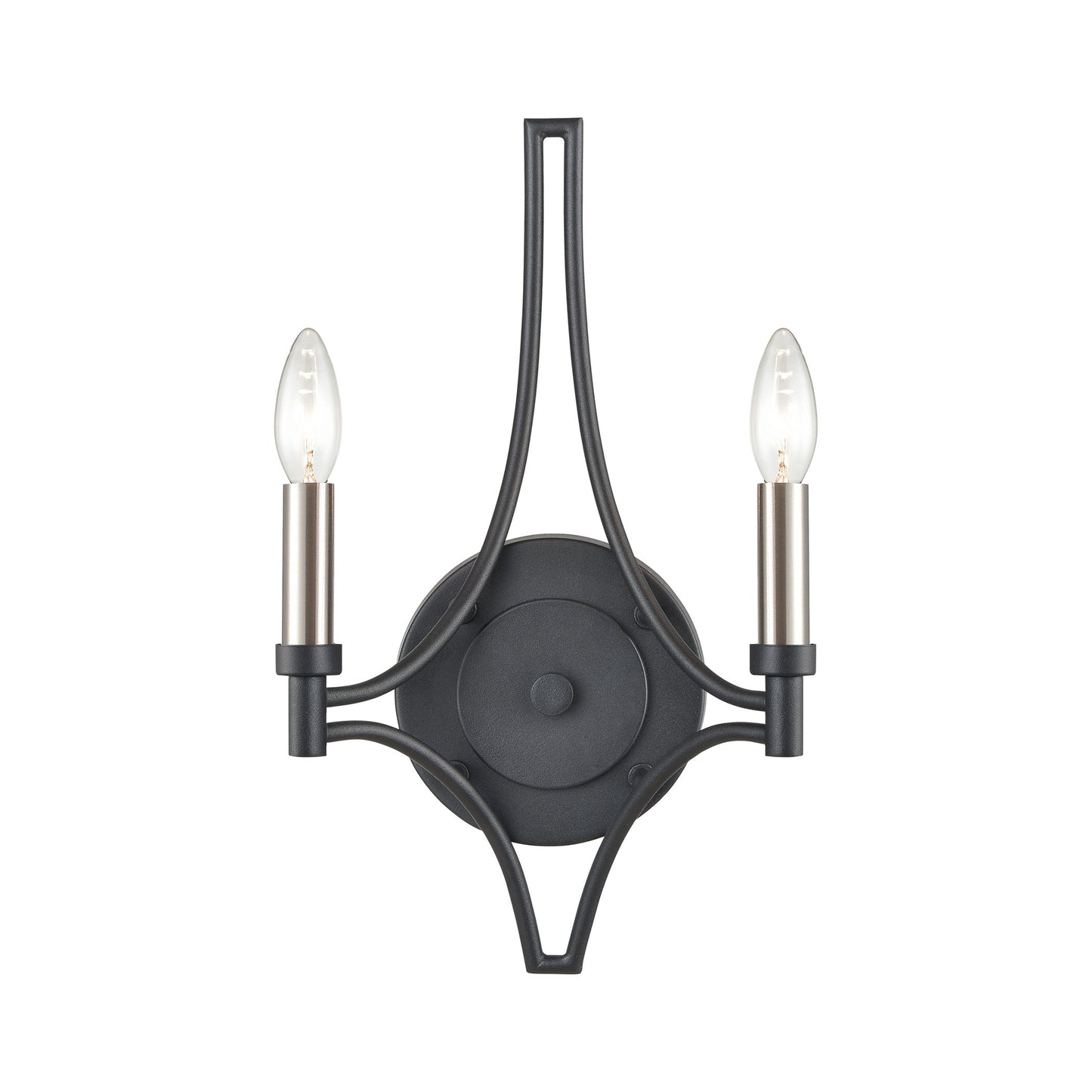 ELK SHOWROOM 33431/2 Spanish Villa 16'' High 2-Light Sconce - Charcoal