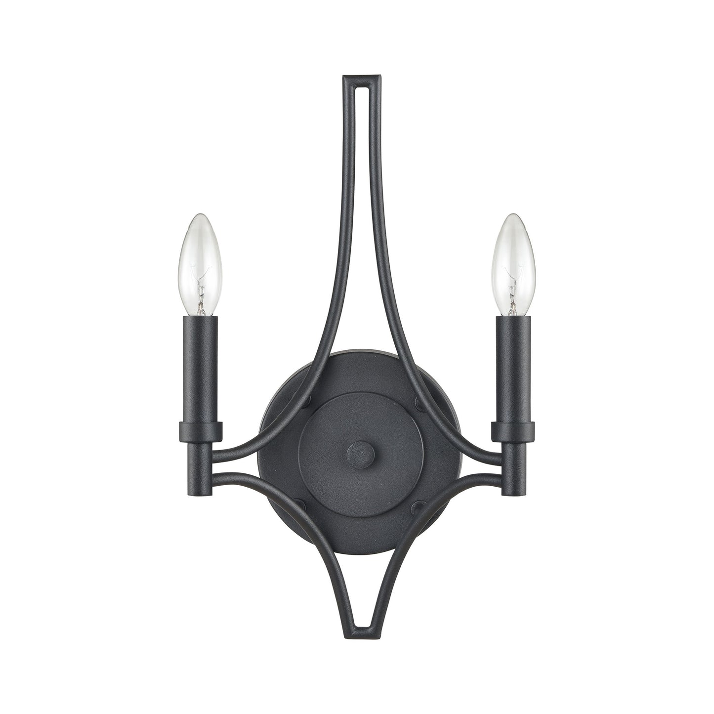 ELK SHOWROOM 33431/2 Spanish Villa 16'' High 2-Light Sconce - Charcoal