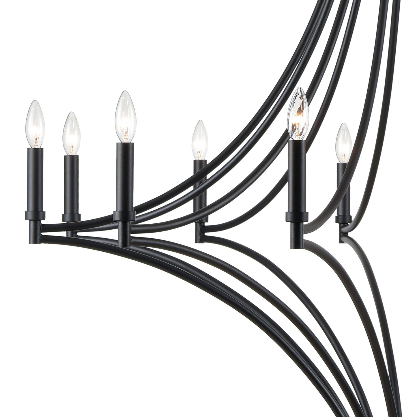 ELK SHOWROOM 33438/12 Spanish Villa 48'' Wide 12-Light Chandelier - Charcoal