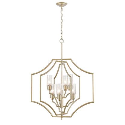 ELK SHOWROOM 33446/6 Cheswick 28'' Wide 6-Light Chandelier - Aged Silver