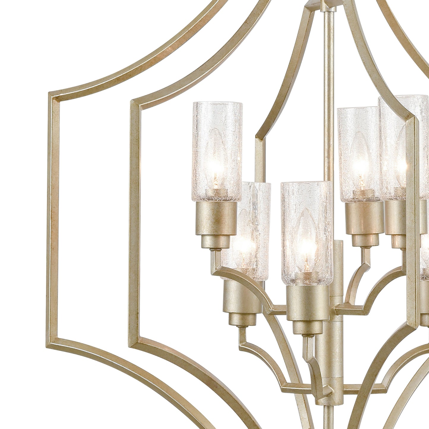 ELK SHOWROOM 33446/6 Cheswick 28'' Wide 6-Light Chandelier - Aged Silver