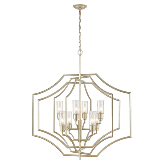 ELK SHOWROOM 33447/8 Cheswick 36'' Wide 8-Light Chandelier - Aged Silver