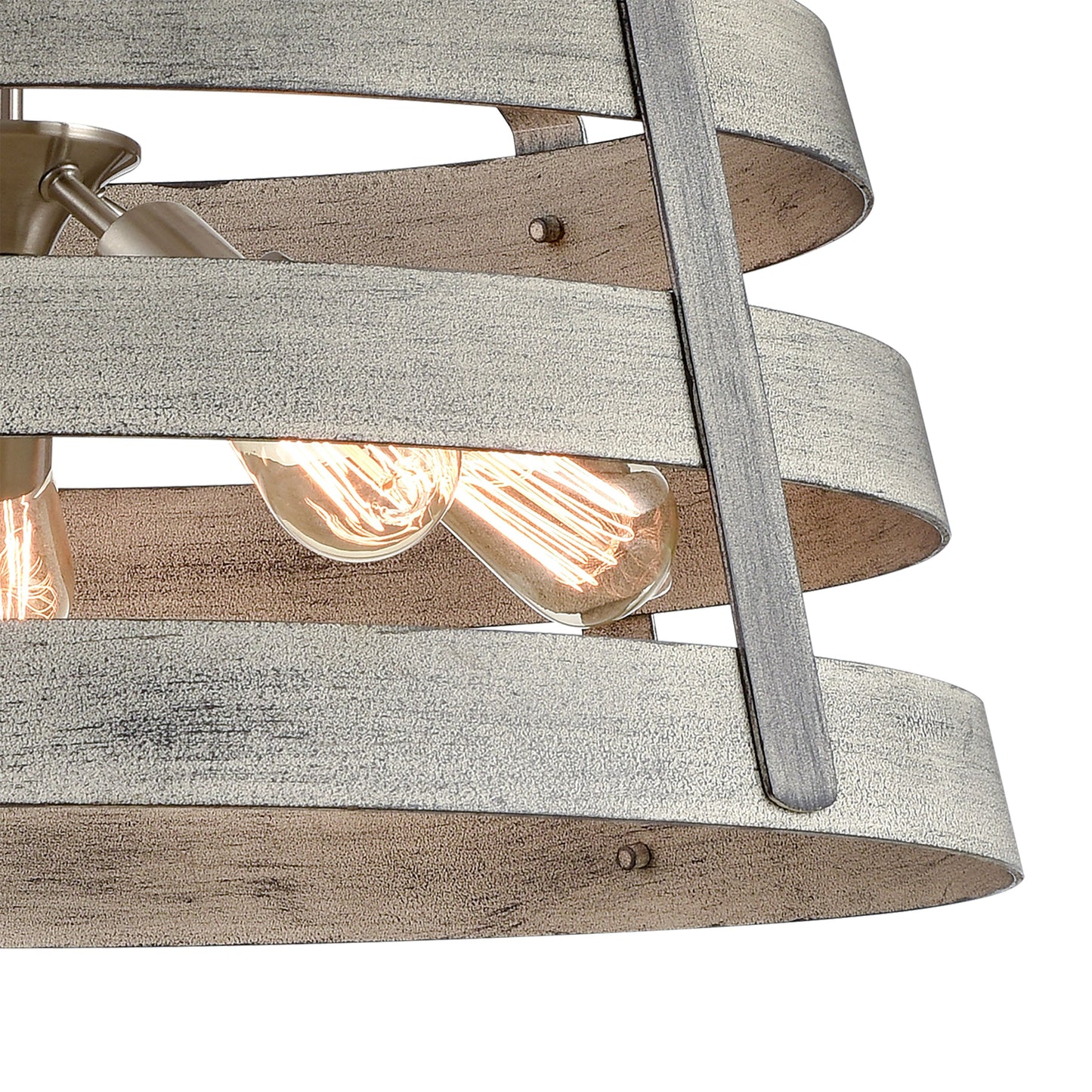 ELK SHOWROOM 33458/5 Brigantine 24'' Wide 5-Light Chandelier - Weathered Driftwood