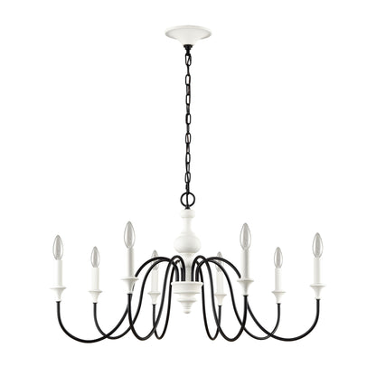 ELK SHOWROOM 33468/8 Val de Loire 36'' Wide 8-Light Chandelier - White