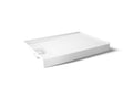 KOHLER K-33471-0 Anthem Evocycle 60" X 42" Alcove Shower Base, Left Drain - White