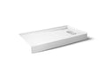 KOHLER K-33474-0 Anthem Evocycle 60" X 32" Alcove Shower Base, Right Drain - White