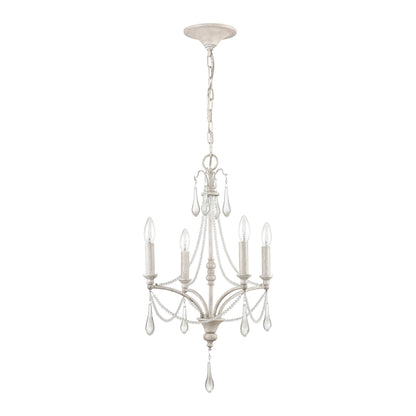 ELK SHOWROOM 33475/4 French Parlor 16'' Wide 4-Light Chandelier - Vintage White