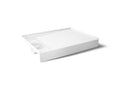 KOHLER K-33477-0 Anthem Evocycle 48" X 36" Alcove Shower Base, Left Drain - White