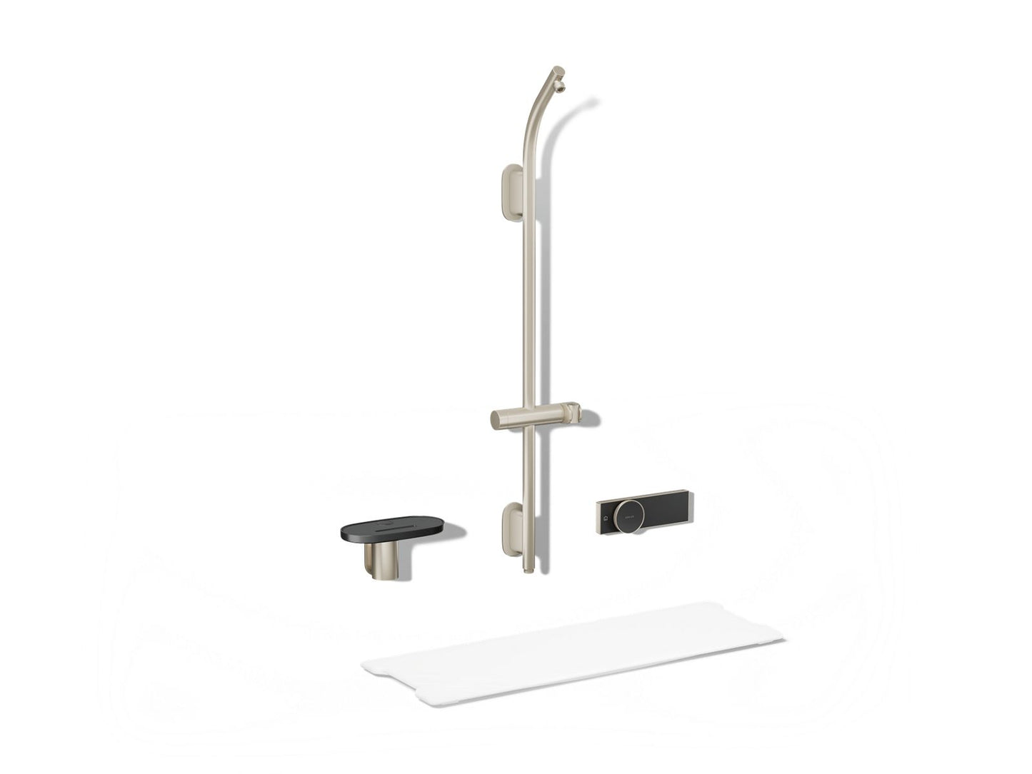 KOHLER K-33481-BN Anthem EvoCycle Hybrid smart shower system for showerhead and handshower - Vibrant Brushed Nickel