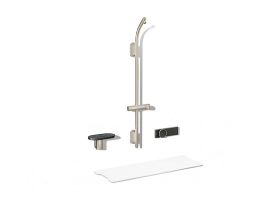 KOHLER K-33481-BN Anthem Evocycle Hybrid Smart Shower System For Showerhead And Handshower - Vibrant Brushed Nickel