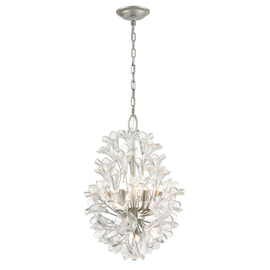 ELK SHOWROOM 33486/9 Celene 15'' Wide 9-Light Chandelier - Aged Silver