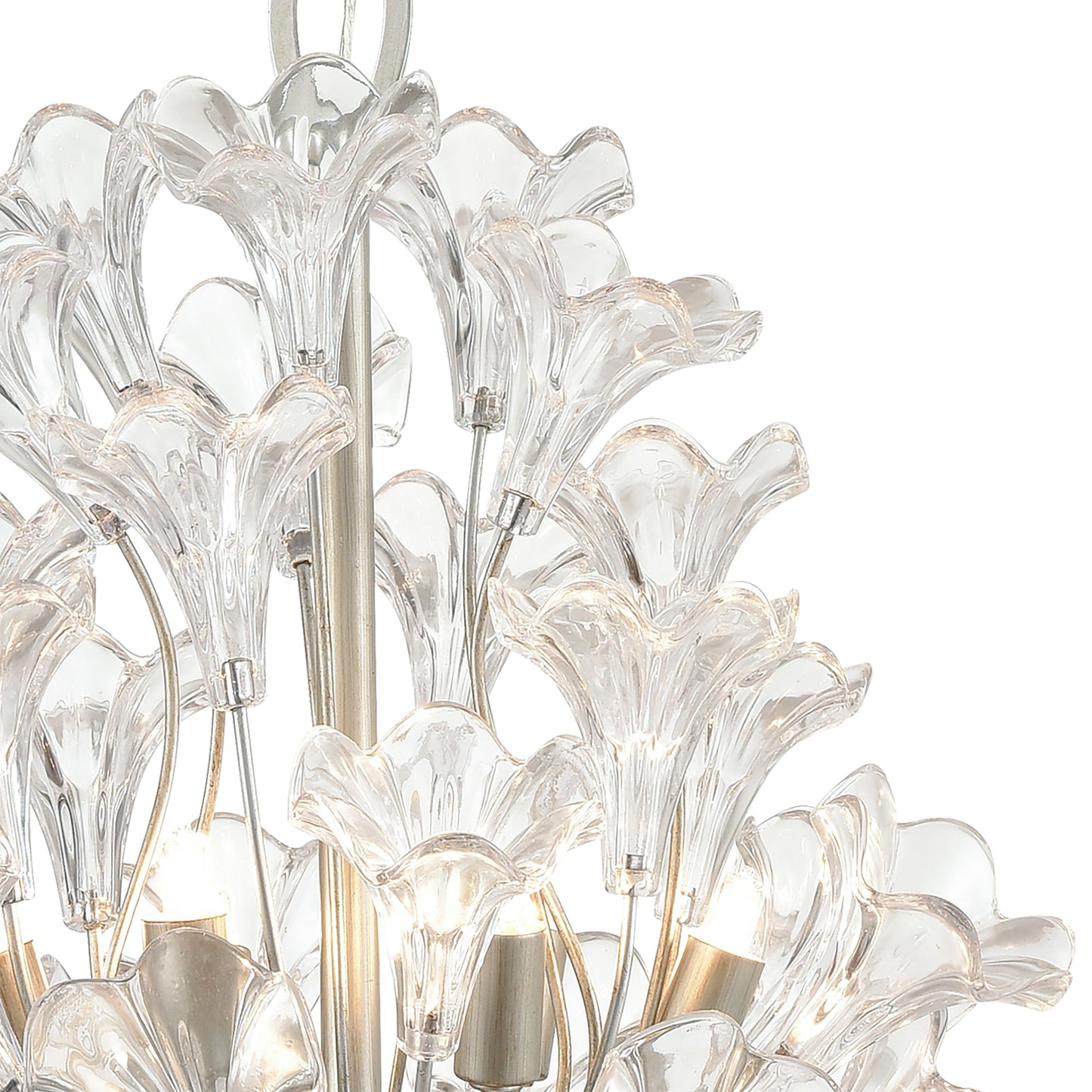 ELK SHOWROOM 33486/9 Celene 15'' Wide 9-Light Chandelier - Aged Silver