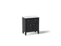 KOHLER K-33536-ASB-1WX Hearthaven 30" Bathroom Vanity Cabinet With Sink And Quartz Top - Slate Grey