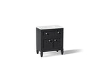 KOHLER K-33536-ASB-1WX Hearthaven 30" Bathroom Vanity Cabinet With Sink And Quartz Top - Slate Grey