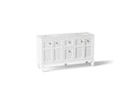 KOHLER K-33539-ASB-0 Hearthaven 60" Bathroom Vanity Cabinet With Sinks And Quartz Top - White