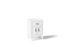 KOHLER K-33543-ASB-0 Southerk 24" Bathroom Vanity Cabinet With Sink And Quartz Top - White