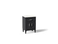 KOHLER K-33543-ASB-1WX Southerk 24" Bathroom Vanity Cabinet With Sink And Quartz Top - Slate Grey