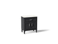 KOHLER K-33544-ASB-1WX Southerk 30" Bathroom Vanity Cabinet With Sink And Quartz Top - Slate Grey