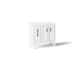 KOHLER K-33545-ASB-0 Southerk 36" Bathroom Vanity Cabinet With Sink And Quartz Top - White