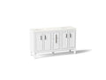 KOHLER K-33547-ASB-0 Southerk 60" Bathroom Vanity Cabinet With Sinks And Quartz Top - White