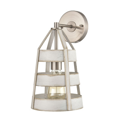 ELK SHOWROOM 33550/1 Brigantine 14'' High 1-Light Sconce - Satin Nickel