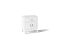 KOHLER K-33552-ASB-0 Seer 30" Bathroom Vanity Cabinet With Sink And Quartz Top - White