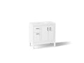 KOHLER K-33553-ASB-0 Seer 36" Bathroom Vanity Cabinet With Sink And Quartz Top - White