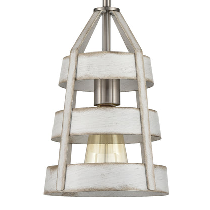 ELK SHOWROOM 33555/1 Brigantine 7'' Wide 1-Light Mini Pendant - Satin Nickel