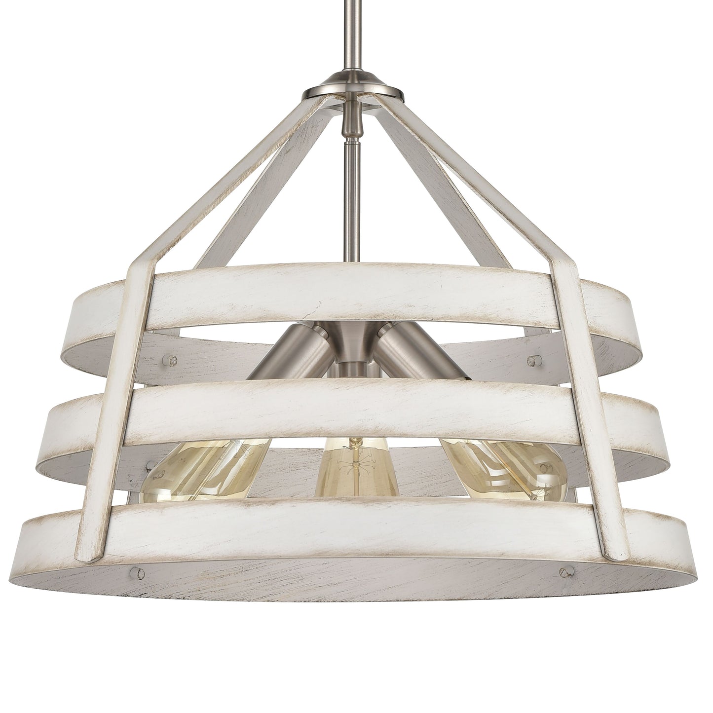 ELK SHOWROOM 33557/3 Brigantine 18'' Wide 3-Light Chandelier - Satin Nickel