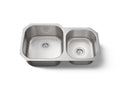 KOHLER K-3356-NA Undertone 35-1/4 Undermount Double-Bowl Kitchen Sink - Stainless Steel