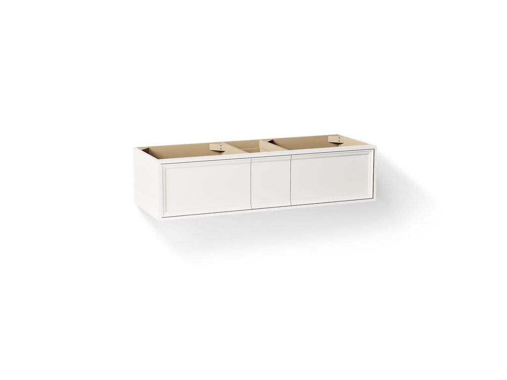 KOHLER K-33567-1WA Lodern 60" Wall-Hung Bathroom Vanity Cabinet - Linen White