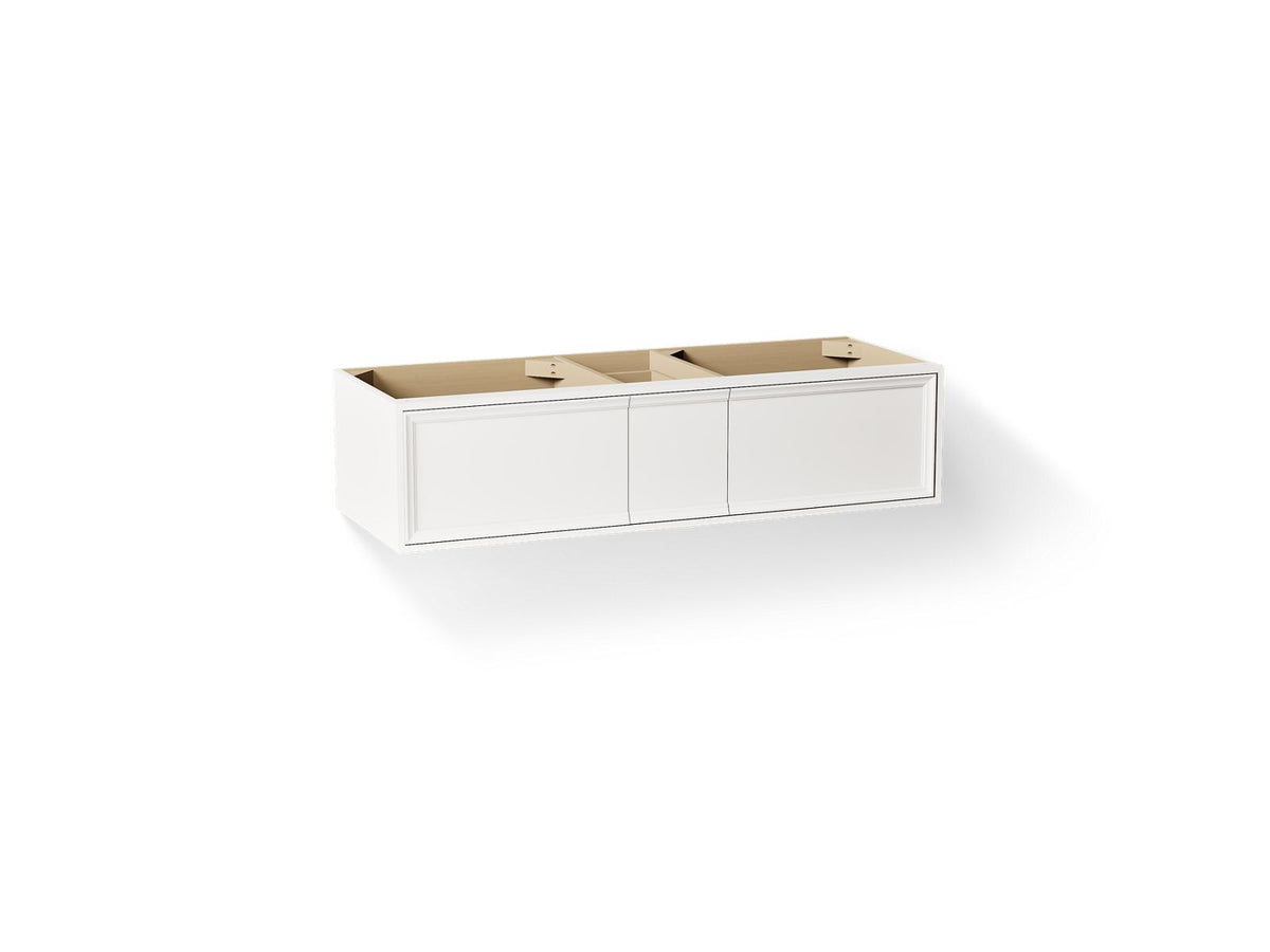 KOHLER K-33567-1WA Lodern 60" Wall-Hung Bathroom Vanity Cabinet - Linen White
