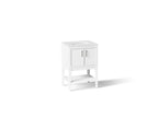 KOHLER K-33577-ASB-0 Winnow 24" Bathroom Vanity Cabinet With Sink And Quartz Top - White