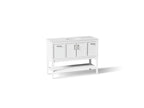 KOHLER K-33580-ASB-0 Winnow 48" Bathroom Vanity Cabinet With Sink And Quartz Top - White