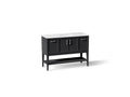 KOHLER K-33580-ASB-1WX Winnow 48" Bathroom Vanity Cabinet With Sink And Quartz Top - Slate Grey
