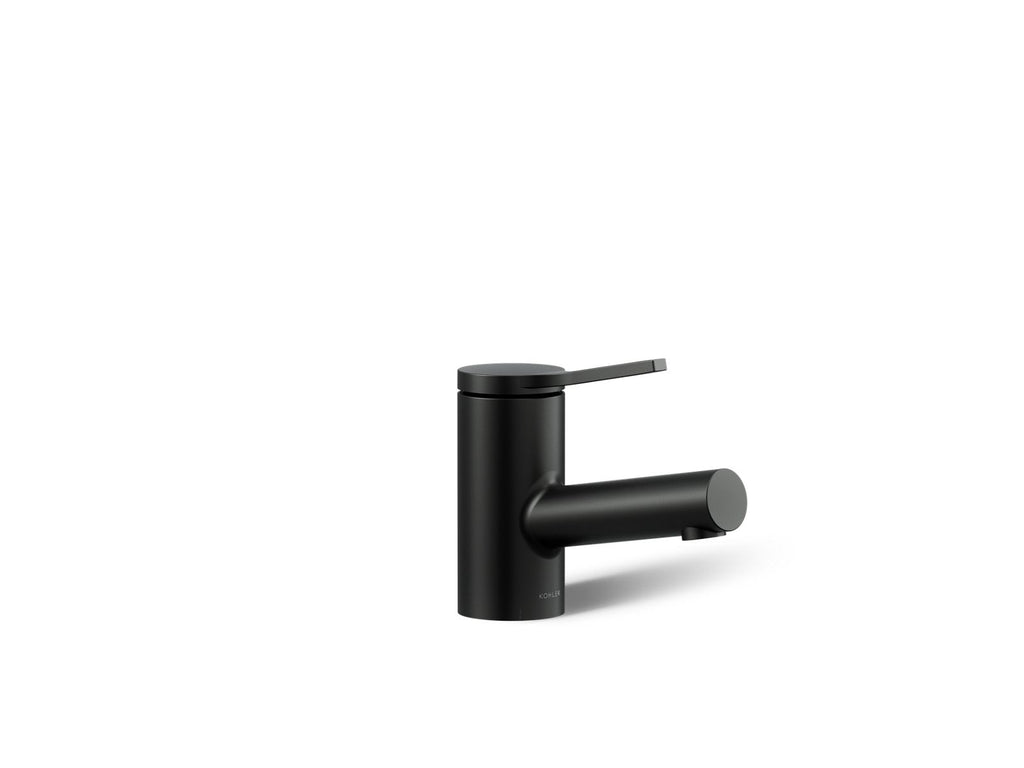 KOHLER K-33590-4N-BL Elate Single-Handle Bathroom Sink Faucet, 0.5 Gpm - Matte Black