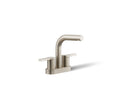 KOHLER K-33591-4N-BN Elate Centerset Bathroom Sink Faucet, 0.5 Gpm - Vibrant Brushed Nickel