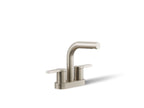 KOHLER K-33591-4N-BN Elate Centerset Bathroom Sink Faucet, 0.5 Gpm - Vibrant Brushed Nickel