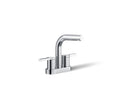 KOHLER K-33591-4N-CP Elate Centerset Bathroom Sink Faucet, 0.5 Gpm - Polished Chrome