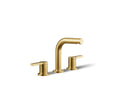 KOHLER K-33592-4N-2MB Elate Widespread Bathroom Sink Faucet, 0.5 Gpm - Vibrant Brushed Moderne Brass