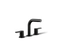 KOHLER K-33592-4N-BL Elate Widespread Bathroom Sink Faucet, 0.5 Gpm - Matte Black