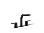KOHLER K-33592-4N-BL Elate Widespread Bathroom Sink Faucet, 0.5 Gpm - Matte Black